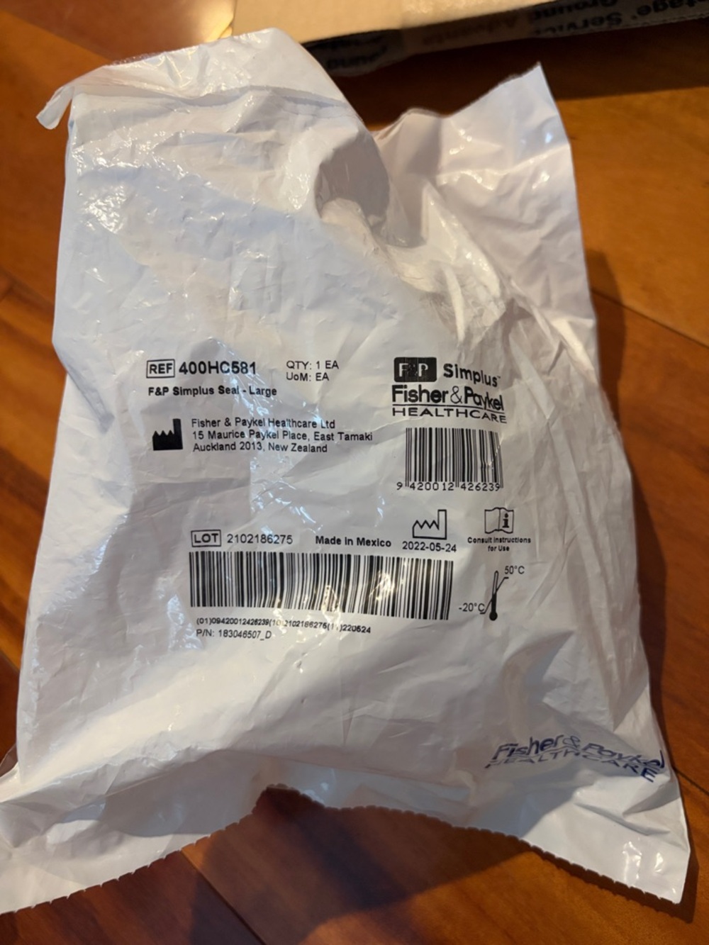 Fisher & Paykel Simplus Healthcare Seal - White size Large